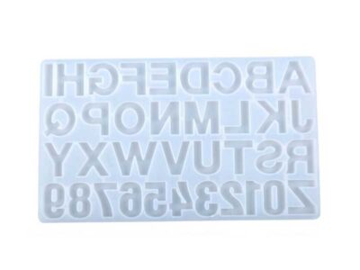 Alphabet and Numbers Silicone Resin Mold